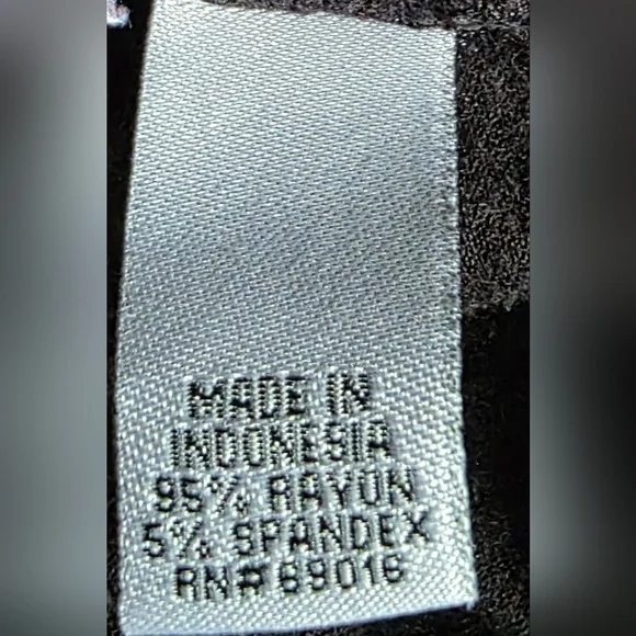 Womens Plus Size 3X Long Sleeve Black White Tunic V Neck Shirt Top Work XXXL - Picture 8 of 9